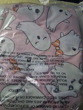 The Children's Place Girls' Pink Ghost Print Pajamae Size 10
